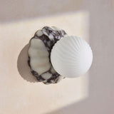 Dalia Halo Stone Wall Light, detail view 17