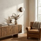 Dalia Halo Stone Wall Light, detail view 8