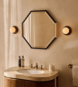 Dalia Halo Stone Wall Light, detail view 12