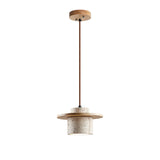 Evara Veil Travertine Pendant Light, detail view 10