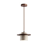 Evara Veil Travertine Pendant Light, detail view 11