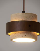 Faron Silva Travertine Pendant Light, detail view 29