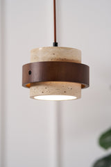 Faron Silva Travertine Pendant Light, detail view 35