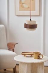 Faron Silva Travertine Pendant Light, detail view 21