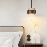 Faron Silva Travertine Pendant Light, detail view 15