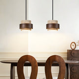 Faron Silva Travertine Pendant Light, detail view 2