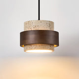 Faron Silva Travertine Pendant Light, detail view 9