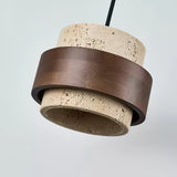 Faron Silva Travertine Pendant Light, detail view 10
