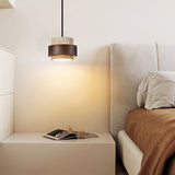 Faron Silva Travertine Pendant Light, detail view 14