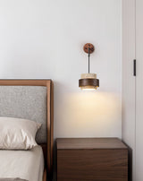 Flora Grove Travertine Wall Light, detail view 13