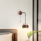Flora Grove Travertine Wall Light, detail view 4