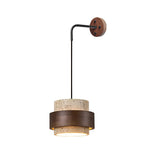 Flora Grove Travertine Wall Light, detail view 9