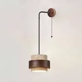 Flora Grove Travertine Wall Light, detail view 14