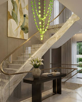 Galen Ridge Acrylic Chandelier, detail view 5