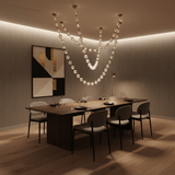 Galen Ridge Acrylic Chandelier, detail view 2