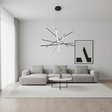 Kaia Rain Aluminum Chandelier, detail view 2