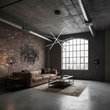 Kaia Rain Aluminum Chandelier, detail view 6