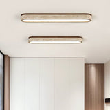 Nora Stone Travertine Ceiling Light, detail view 2