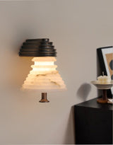 Haven Glow Alabaster Wall Light, detail view 8