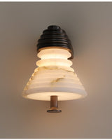 Haven Glow Alabaster Wall Light, detail view 11