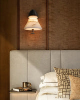 Haven Glow Alabaster Wall Light, detail view 7