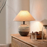 Jora Vale Ceramic Table Lamp, detail view 2
