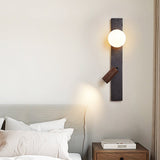 Rhea Drift Travertine Wall Light, detail view 2