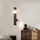 Rhea Drift Travertine Wall Light, detail view 3