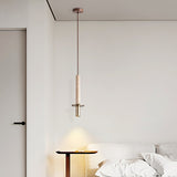 Riven Frost Travertine Pendant Light, detail view 5