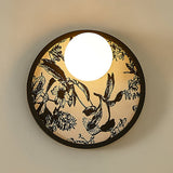 Sable Meadow Glass Wall Light, detail view 18