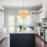Seren Opal Glass Chandelier, detail view 4