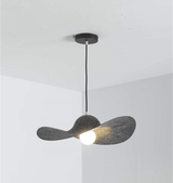 Thea Cedar Fabric Pendant Light, detail view 7