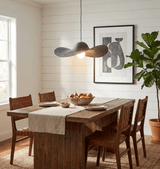 Thea Cedar Fabric Pendant Light, detail view 2