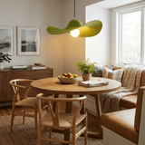 Thea Cedar Fabric Pendant Light, detail view 6