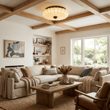 Vale Loft Fabric Ceiling Light, detail view 4