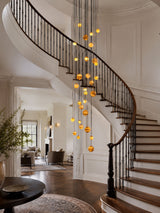 Cora Shore Alabaster Chandelier, detail view 5