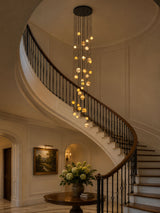 Cora Shore Alabaster Chandelier, detail view 6