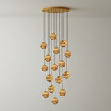 Cora Shore Alabaster Chandelier, detail view 57