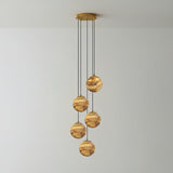 Cora Shore Alabaster Chandelier, detail view 59