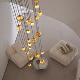 Cora Shore Alabaster Chandelier, detail view 13