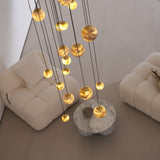 Cora Shore Alabaster Chandelier, detail view 15