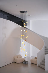 Cora Shore Alabaster Chandelier, detail view 19