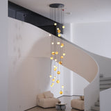 Cora Shore Alabaster Chandelier, detail view 20