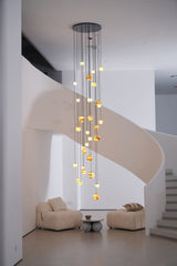 Cora Shore Alabaster Chandelier, detail view 21