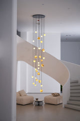 Cora Shore Alabaster Chandelier, detail view 22