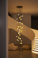 Cora Shore Alabaster Chandelier, detail view 23