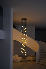 Cora Shore Alabaster Chandelier, detail view 25