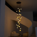 Cora Shore Alabaster Chandelier, detail view 26