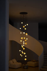 Cora Shore Alabaster Chandelier, detail view 29