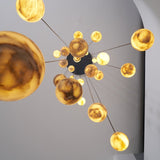 Cora Shore Alabaster Chandelier, detail view 46